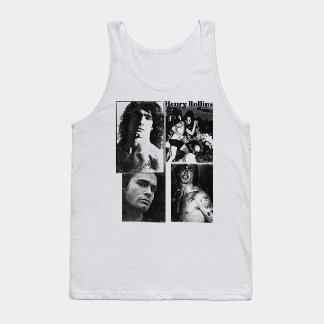 Henry Rollins - 80s Vintage Tank Top by idontwannawait